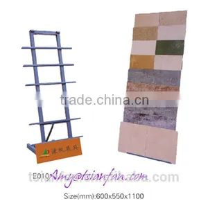 Wood Floor Tile Display Rack-ME004 Tsianfan Stone Show Shelf Ceramics Tiles Display Stand thumbnail-1