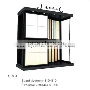 Sliding Style Ceramic Floor Tiles Display Racks/showroom Display Racks Stands for Tiles CT004 thumbnail-1