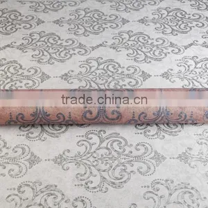Big Flower Classic Wallpaper Brown Wall Paper thumbnail-3