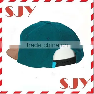 Custom 3D Embroidery Suede Snapback Hat Cap Wholesale thumbnail-2
