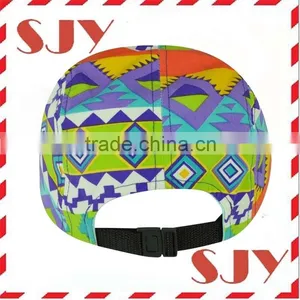 Blank Wholesale Custom 5 Panel Snapback Hat thumbnail-6
