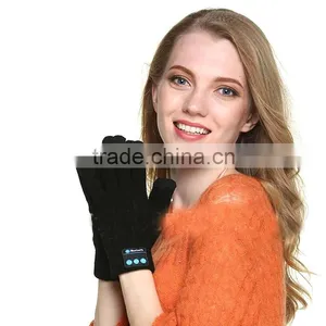 Bluetooth Female Women Gloves Winter Touch Screen Gloves Knit Gloves Mittens Men For Mobile Phone thumbnail-3