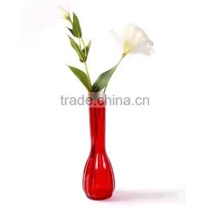 Mini Dark Red Decoration Glass Vase thumbnail-2