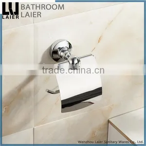 Sleek Hotel Decorative Zinc Alloy Chrome Finishing Bathroom Sanitary Items Wall Mounted Toilet Paper Holder thumbnail-4