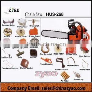 Spare Parts for HUS268 Chainsaw, Husqvarna268 Gasoline Chain Saw Spare Parts thumbnail-1