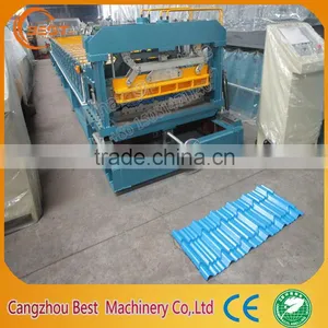 Prefab Houses Metal Tile Making Roll Forming Machinery thumbnail-1