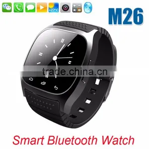 M26 Bluetooth Smart Wrist Watch Phone , Media Control/Hands-Free Calls/Pedometer/Anti-lost for IOS Android IPhone Samsung LG thumbnail-2