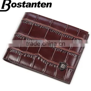 Branded Alligator Pattern Top Grain Leather Men Wallet With Good Quality thumbnail-1