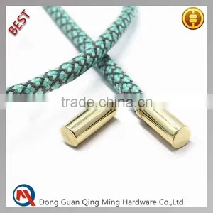 13mm Gold Metal Shoe Lace End Caps And Metal Aglet thumbnail-1