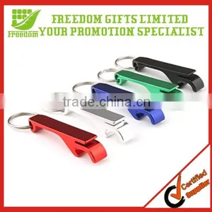 Aluminium Alloy Keychain Keychain Ring Bottle Opener thumbnail-5