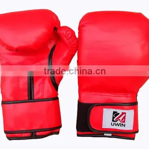 UWIN MMA Classic Mini Boxing Gloves Red or Black Color thumbnail-1