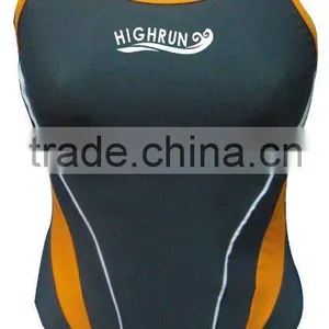 Women's One Piece Black Lycra Swim Wear thumbnail-1