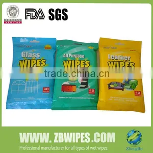 OEM Manufacturer Leather Wipes / Glass Wipes / All Purpose Wipes thumbnail-1