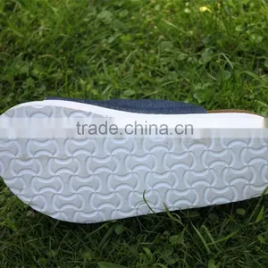 Summer Leather Buckle Cork Outsole Wear-resisting Ladies Fancy Sandal thumbnail-5