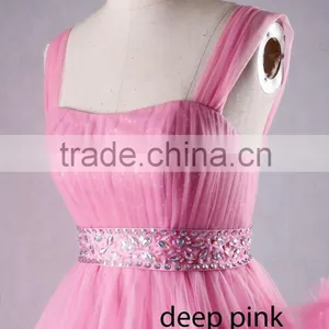 Yiai Newest Wedding Dress 2016 Pink Wedding Dress Princess Ball Gown thumbnail-3