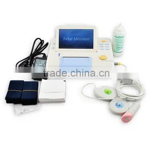 Carejoy PC Platform 7 Inch Touch Screen Fetal Monitor Fetal Heart Rate Machine TOCO FHR With Printer thumbnail-1