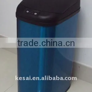 Stainless Steel Sensor Trash Bin Automatic Trash Can Dust Bin Waste Can Hand Free One Touch Dustbin thumbnail-1