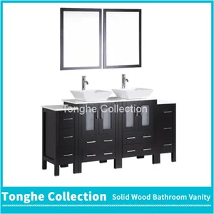 Tonghe Collection Espresso Bathroom Furniture Vanity Combo thumbnail-5