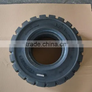 Forklif Tire Solid Tire 6.00-9, Pneumatic Shaped Solid Tire 6.00-9 for Hyster thumbnail-2