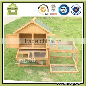 Wholesale Backyard Garden Commercial Wooden Rabbit Hamster Cages thumbnail-1