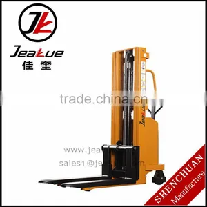 Capacity 1 Ton Cheap Price Semi Electric Stacker thumbnail-3