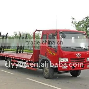 FAW Low Flatbed Truck thumbnail-1