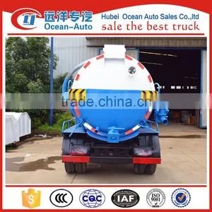 Dongfeng 4 Cubic Meter Mini Sewage Tanker Truck for Sale thumbnail-4