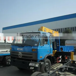 Famous Brand Dongfeng 4-5T /truck Mounted Hydraulic Cranes Truck With Crane thumbnail-1