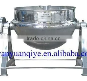 500L Steam Heating Jacketed Cooking Pot Cooking Kettle Cooking Vat thumbnail-1