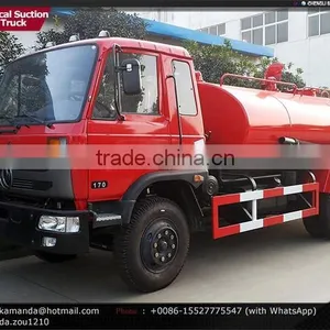 4*2 170hp 7000-8000 Liters Fecal Suction Truck Dongfeng Vacuum Truck 8m3 thumbnail-2