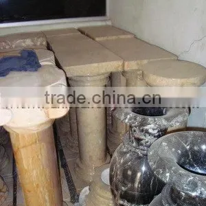 EXPORT QUALITY TEAKWOOD MARBLE PEDESTALS thumbnail-4