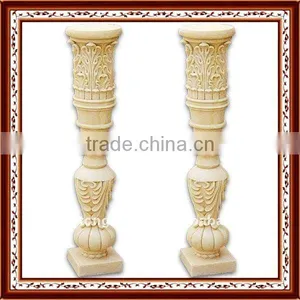 Yellow Marble Column Pillar thumbnail-1