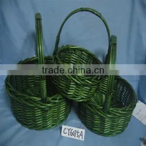 Eco-friendly Handicraft 3pcs Gift Basket Wicker Baskets thumbnail-1
