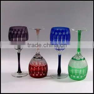 Hand Cut Scandinavian Style Wine Glass Champange Flute thumbnail-5