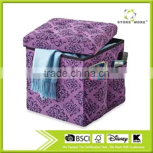 Versatile Cube Storage Ottoman thumbnail-1