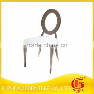 European Fashion Modern Stainless Steel Dining Chair for Sale thumbnail-1