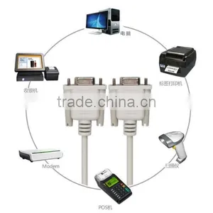 Factory Supply 1.5M DB Cable 9 Hole Data of 9 Hole DB9 Serial Port Direct Female To Female Lines To RS232 Serial Port Cable thumbnail-5