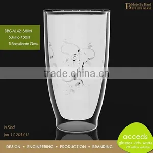 Pretty Drinking Glass Cup With No Handle thumbnail-6