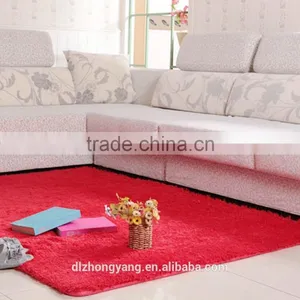 Multicolor Low Price Washable Polyester Pile Shaggy Rugs and Carpets thumbnail-1