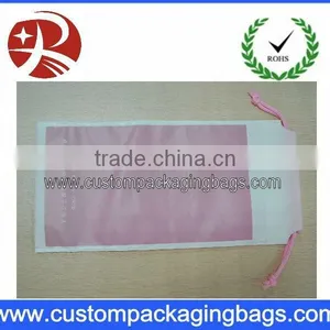 Drawstring Plastic Packaging Stand up Bags thumbnail-1