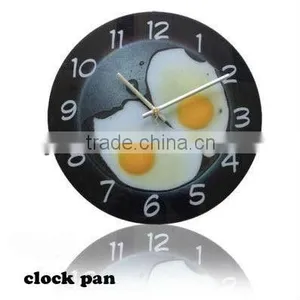 Creative Frying Pan Wall Clock / Scan Clock thumbnail-1