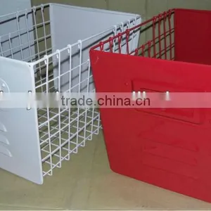 Mesh Metal Documents Files Paper Trays Desk Wall Organiser NEW Storage Bin thumbnail-1