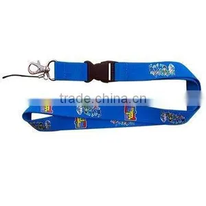 4C Printing Lanyard With Release Buckle and Metal Ring and Strap thumbnail-1