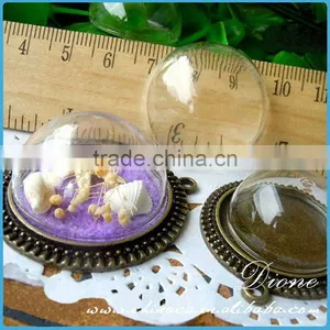 Mouth Blown Modern Decoration Glass Globe Customized Display Flower Glass Dome thumbnail-1