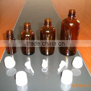 Amber Colour Volatile Oil Bottle With Lid thumbnail-1