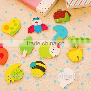 Fashion Wooden Decoration Cartoon Stickers thumbnail-1