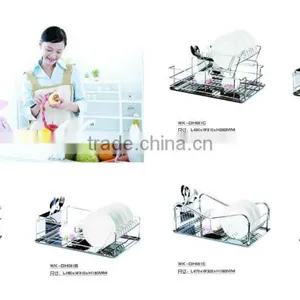 3 Layer Dish Organizer/ Plastic Dish Drainer With Plastic Handle thumbnail-5
