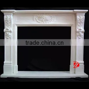 Stone Indoor Freestanding Fireplace Surround thumbnail-1