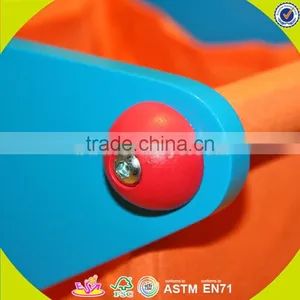 Wholesale Cheap Children Wooden Push Toy Shopping Cart Funny Kids Wooden Toy Shopping Cart W16E016-S thumbnail-5