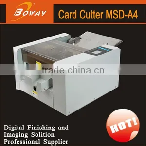 Full-Automatic Vertical and Horizontal Cutting MSD-A4 Business Card Cutter thumbnail-1